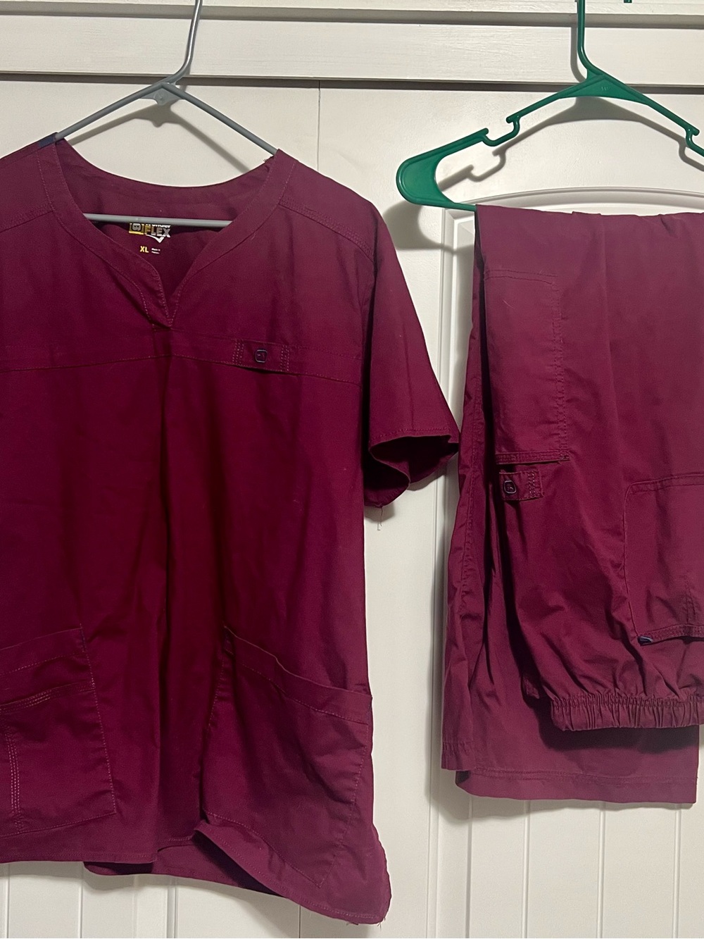 WonderWink Burgundy Two-Piece Scrub Set